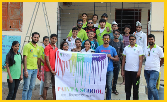 Volunteers rejuvenating rural school