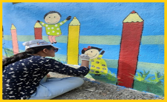 Volunteers rejuvenating rural school